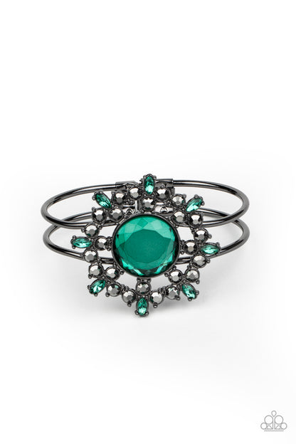 Elaborate Elegance - Green - Paparazzi Bracelet