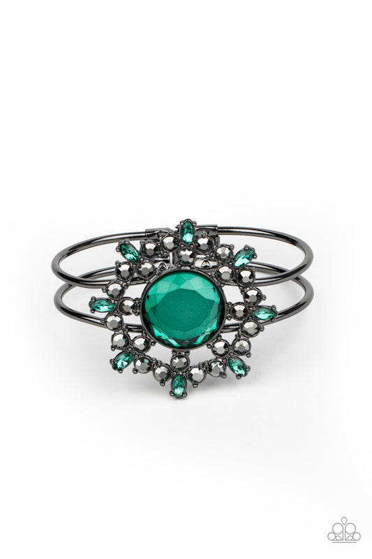 Elaborate Elegance - Green - Paparazzi Bracelet