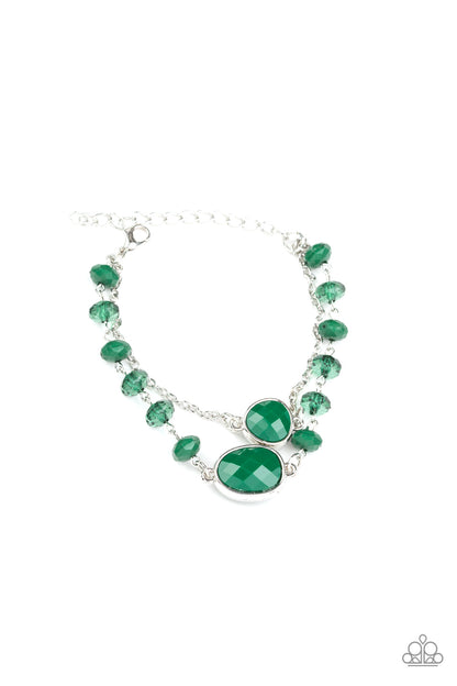 Crowd Pleaser - Green - Paparazzi Bracelet