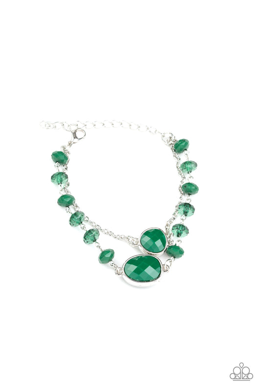 Crowd Pleaser - Green - Paparazzi Bracelet