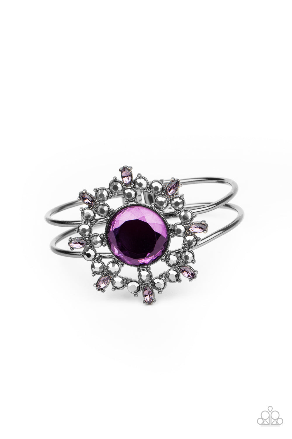 Elaborate Elegance - Purple - Paparazzi Bracelet