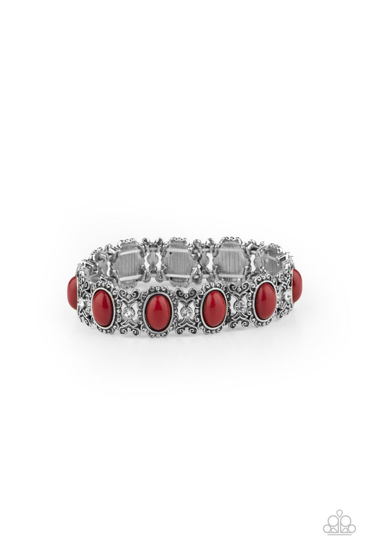 A Piece of Cake - Red - Paparazzi Bracelet