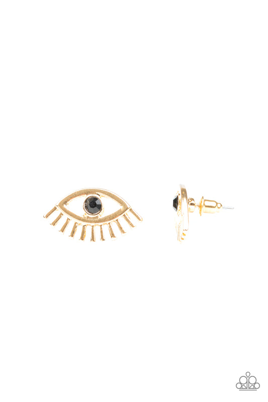 Don't Blink - Gold Post Earrings