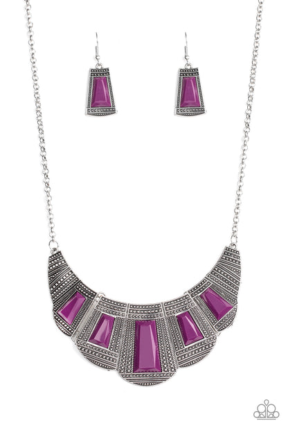 Lion Den - Purple - Paparazzi Necklace