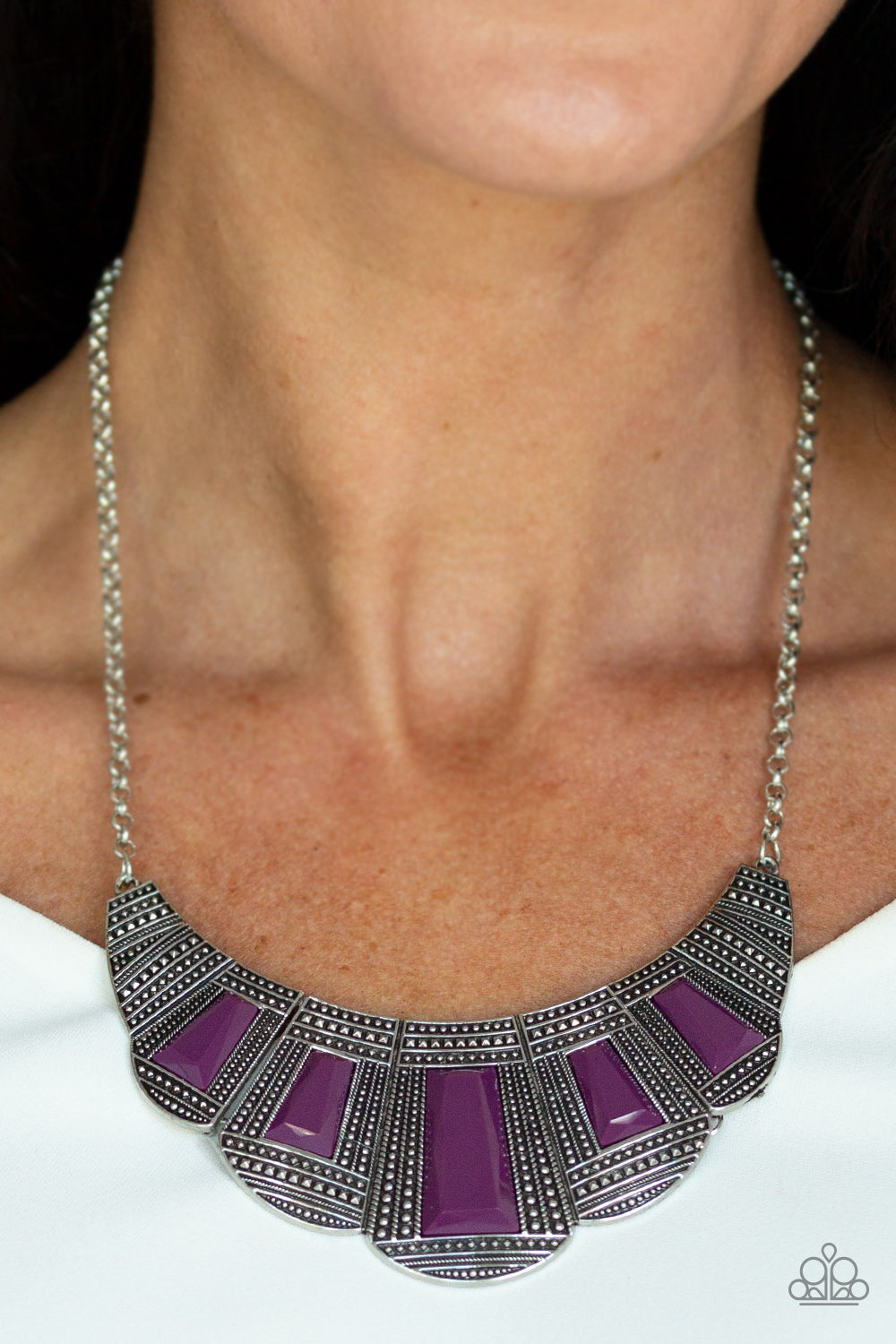 Lion Den - Purple - Paparazzi Necklace