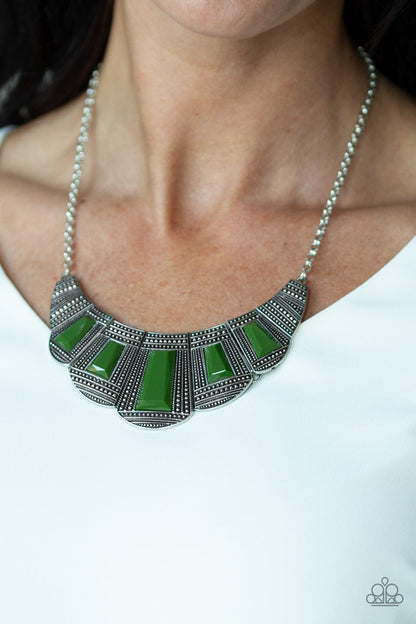 Lion Den - Green - Paparazzi Necklace