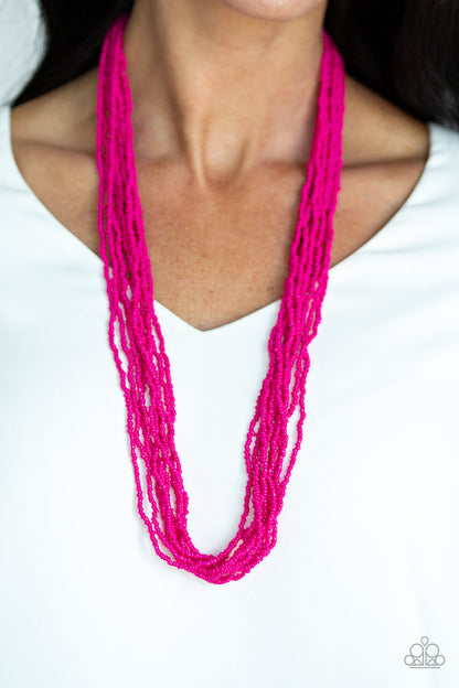Congo Colada - Pink - Paparazzi Necklace
