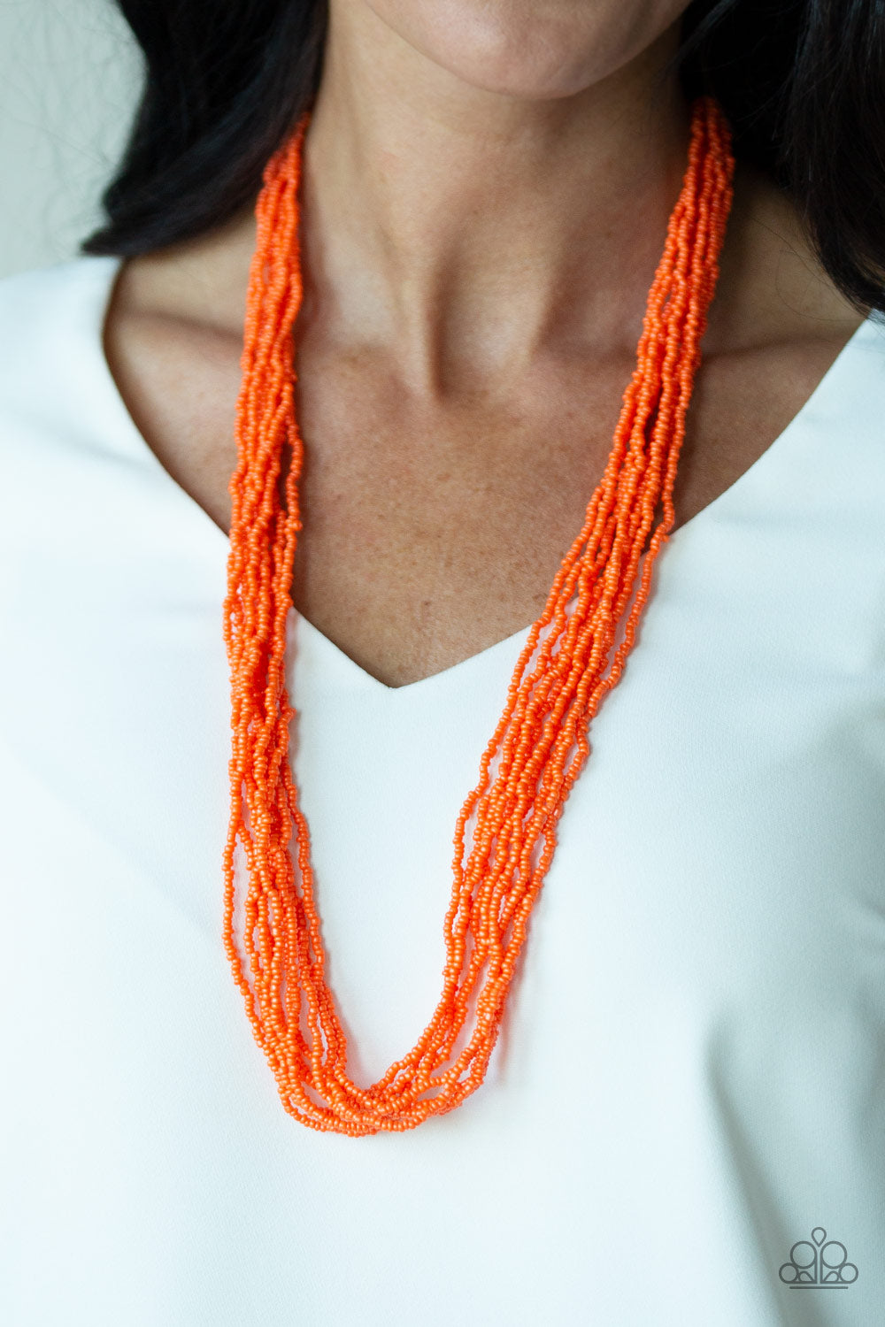 Congo Colada - Orange - Paparazzi Necklace