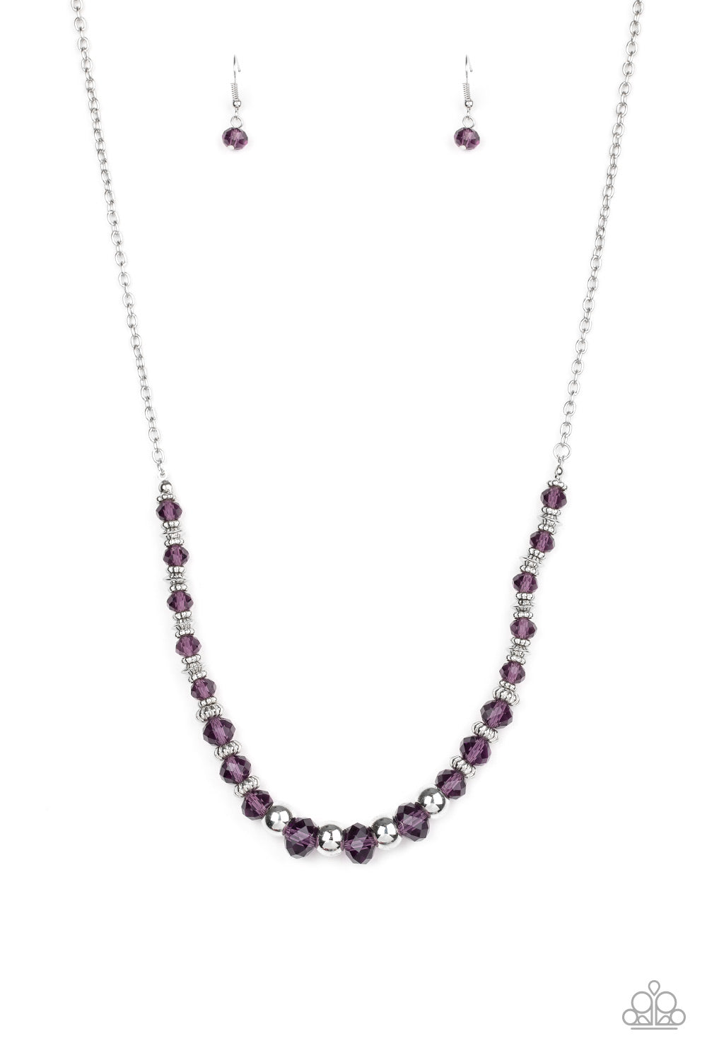 Stratosphere Sparkle - Purple Necklace