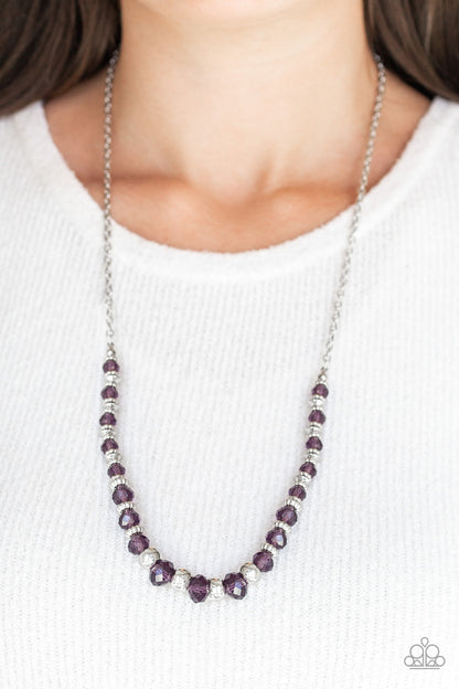 Stratosphere Sparkle - Purple Necklace