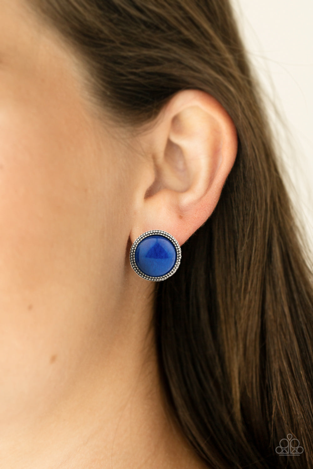 Desert Dew - Blue - Paparazzi Earrings