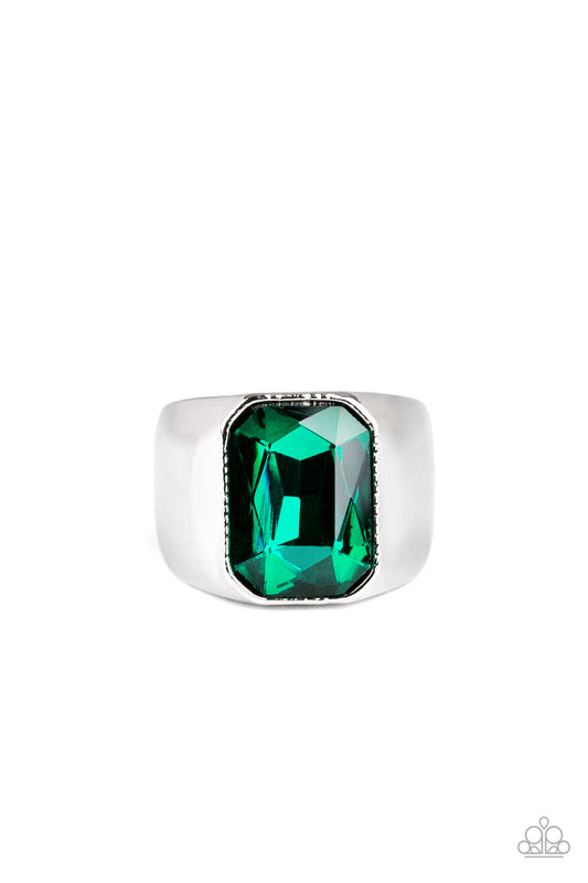Scholar - Green - Paparazzi Ring