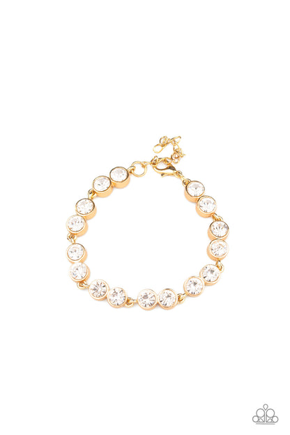 By All Means - Gold - Paparazzi Bracelet