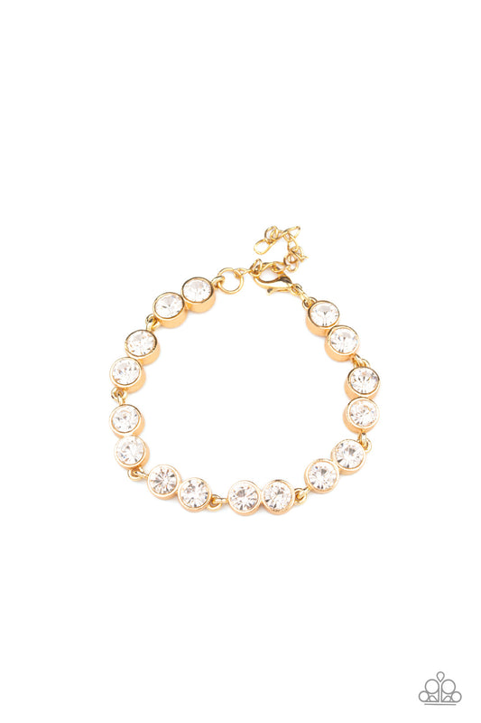 By All Means - Gold - Paparazzi Bracelet