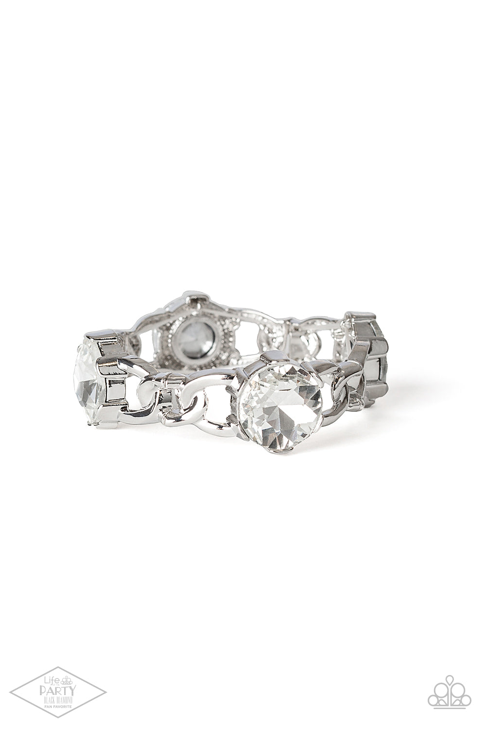Light Up The Room - White - Paparazzi Bracelet