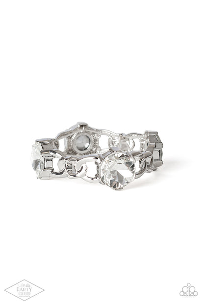 Light Up The Room - White - Paparazzi Bracelet