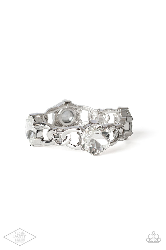 Light Up The Room - White - Paparazzi Bracelet