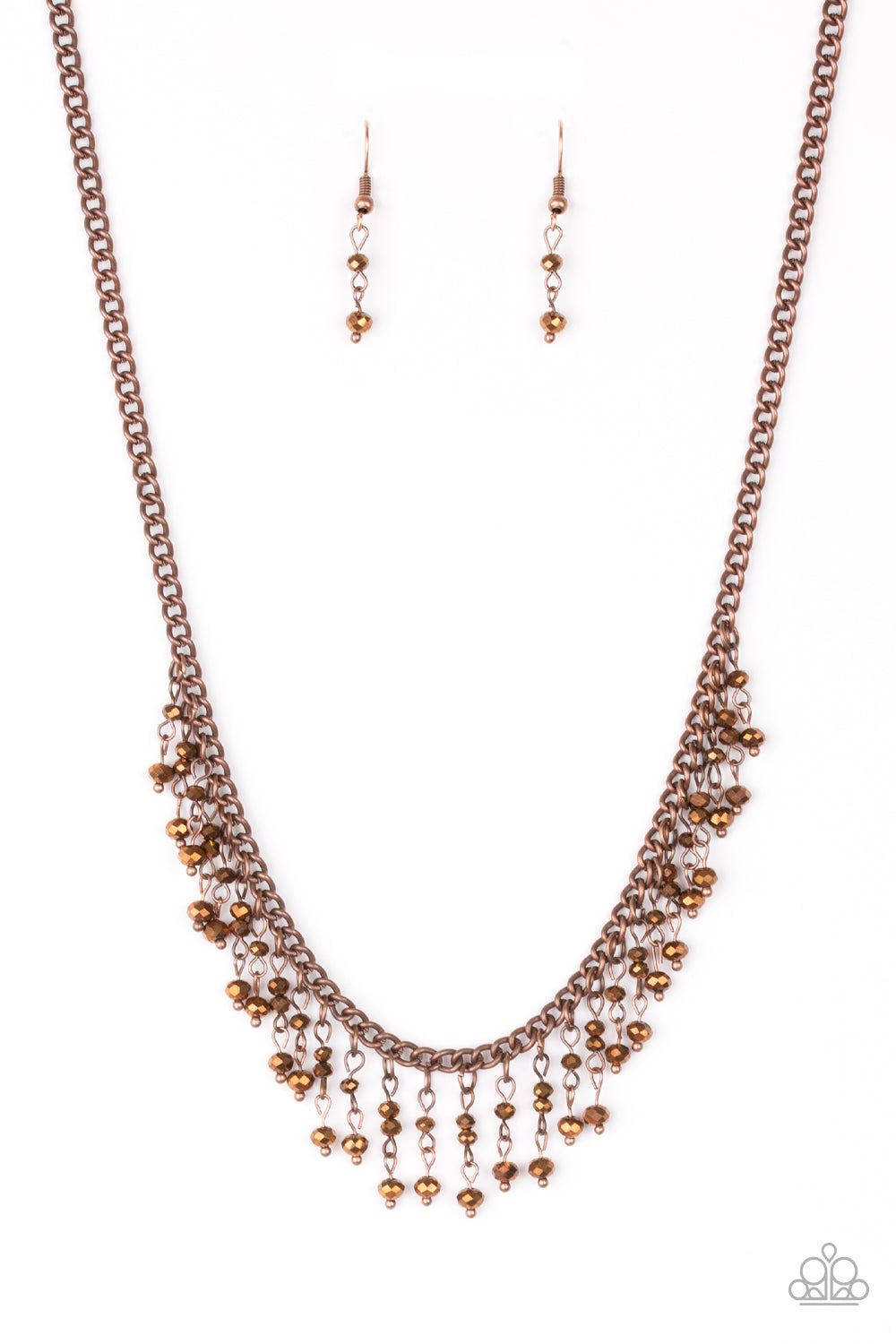 Sporadic Sparkle - Copper Necklace