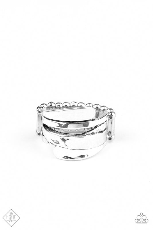 Behind The Sheen Silver - Paparazzi Ring