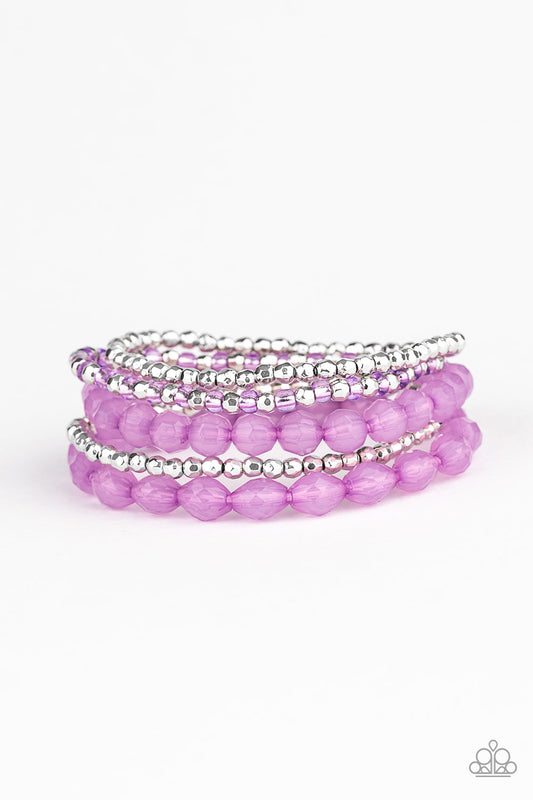 Sugary Sweet - Purple - Paparazzi Bracelet