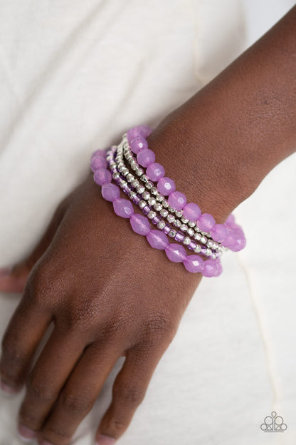 Sugary Sweet - Purple - Paparazzi Bracelet