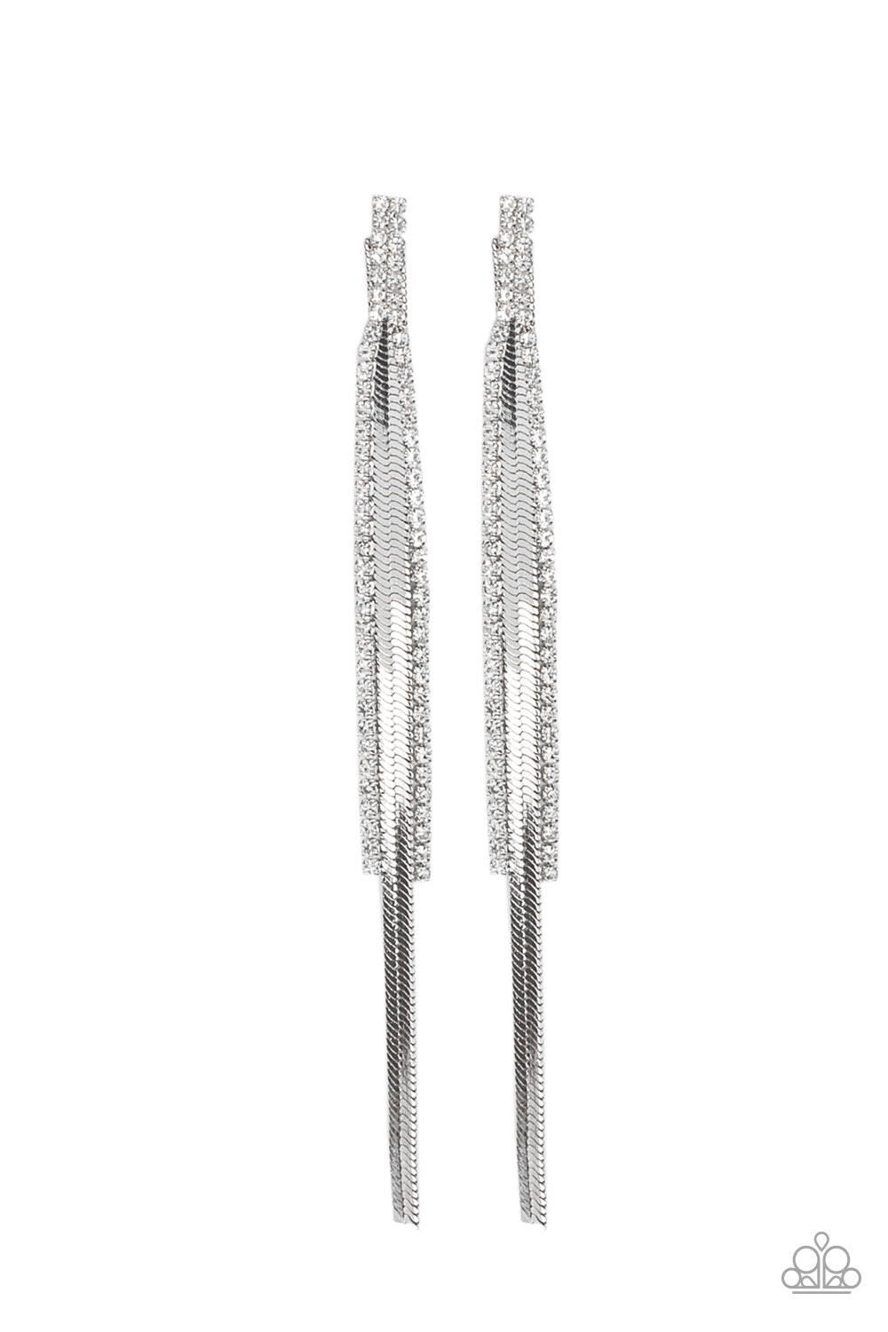 Flavor of the Sleek - White Earrings