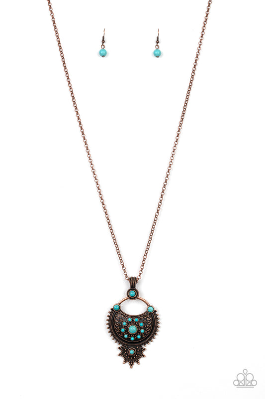 Solar Energy - Copper - Paparazzi Necklace