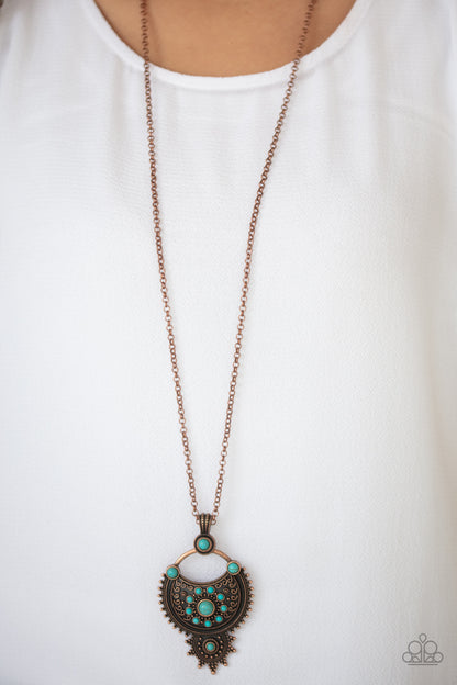 Solar Energy - Copper - Paparazzi Necklace