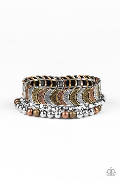 Layer It On Me - Multi - Paparazzi Bracelet