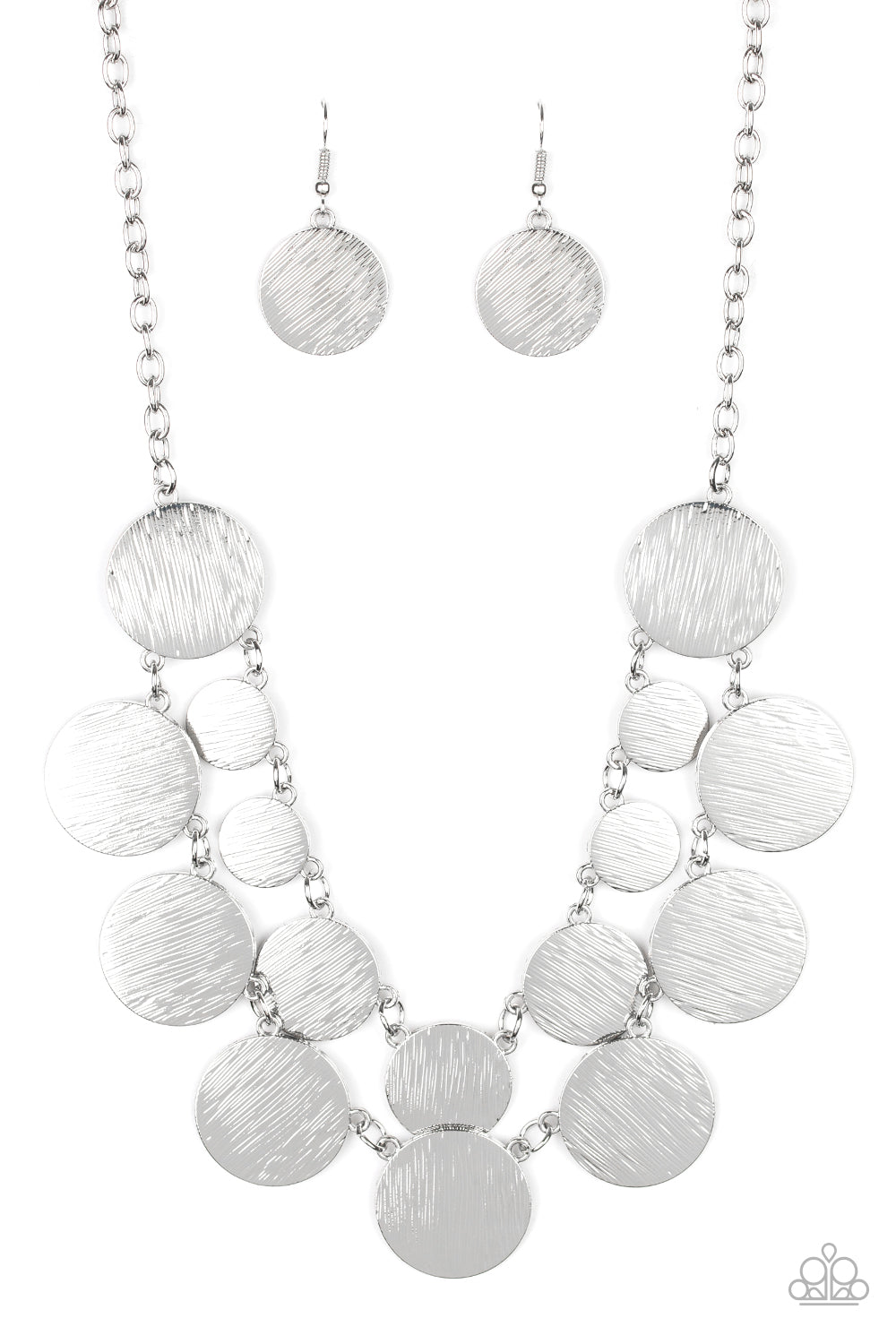 Stop and Reflect - Silver Necklace
