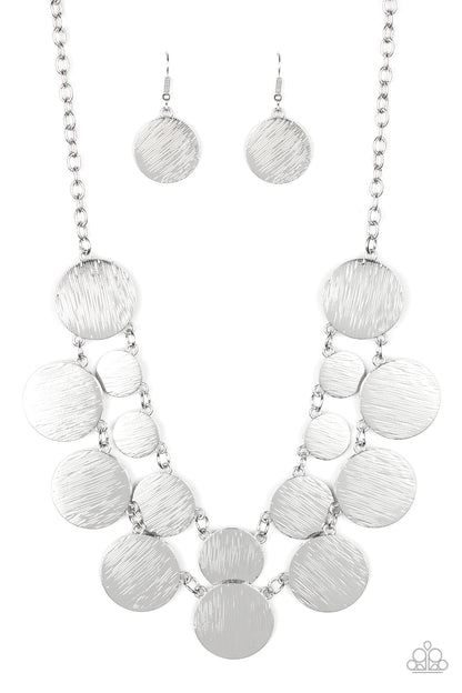 Stop and Reflect - Silver Necklace