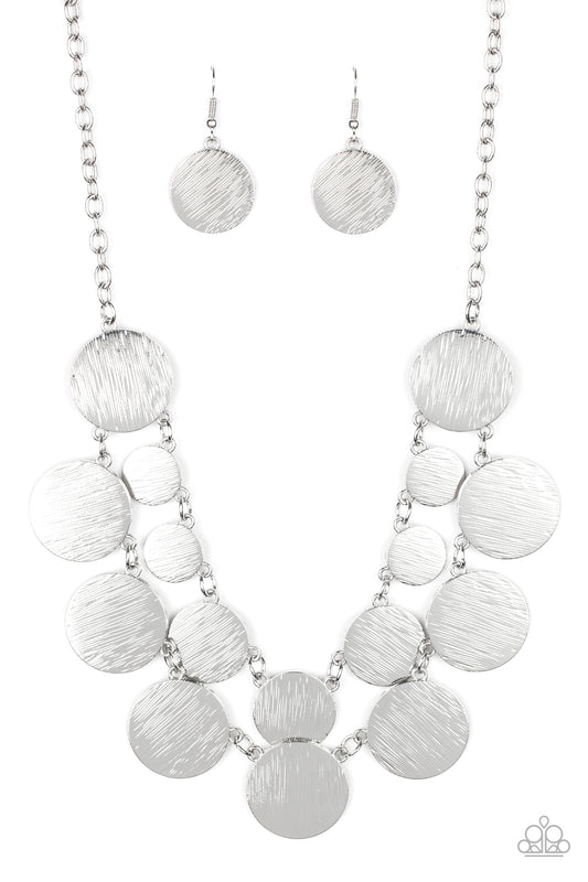 Stop and Reflect - Silver Necklace