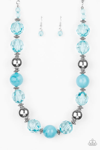 Very Voluminous - Blue Necklace