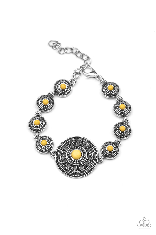 Rustic Renegade - Yellow Bracelet