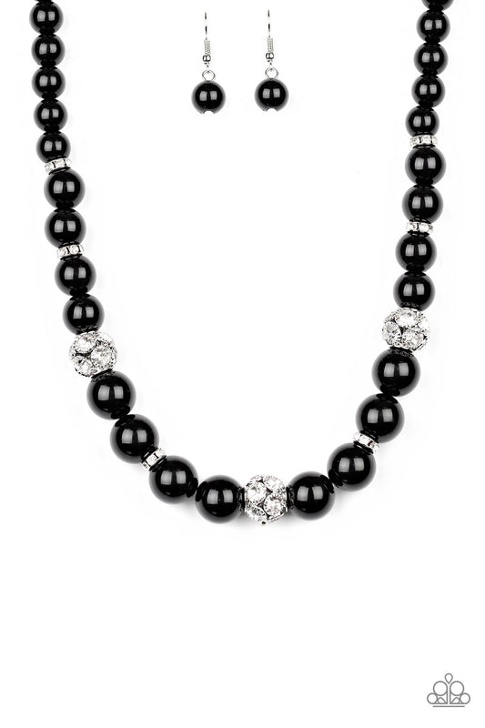 Rich Girl Refinement - Black - Paparazzi Necklace