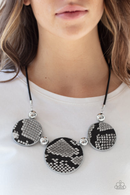 Viper Pit - Black - Paparazzi Necklace