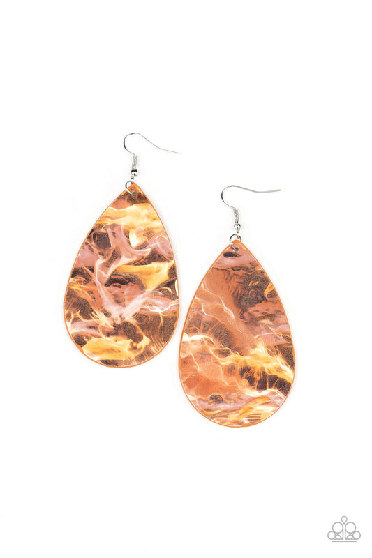Mosaic Chic - Multi - Paparazzi Earrings