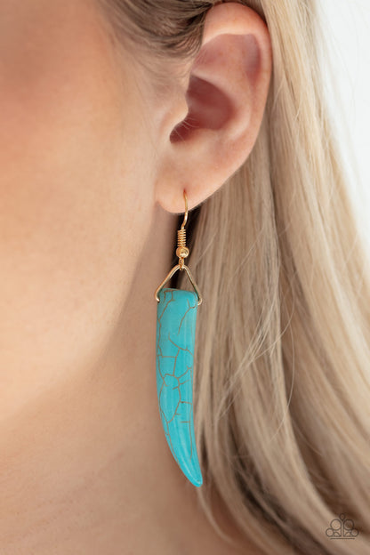 Tusk Tundra - Blue - Paparazzi Necklace