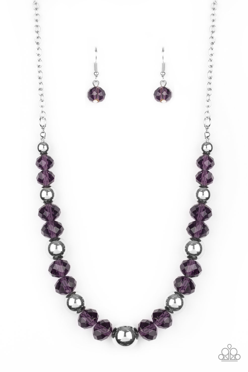 Jewel Jam - Purple - Paparazzi Necklace