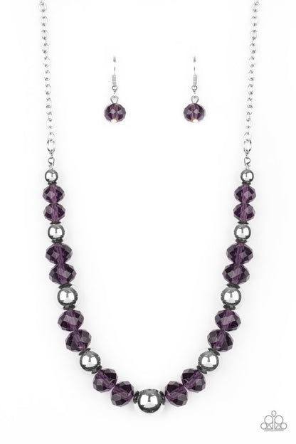 Jewel Jam - Purple - Paparazzi Necklace