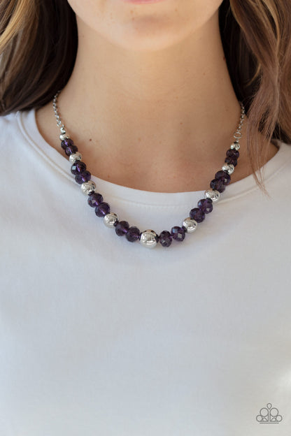 Jewel Jam - Purple - Paparazzi Necklace