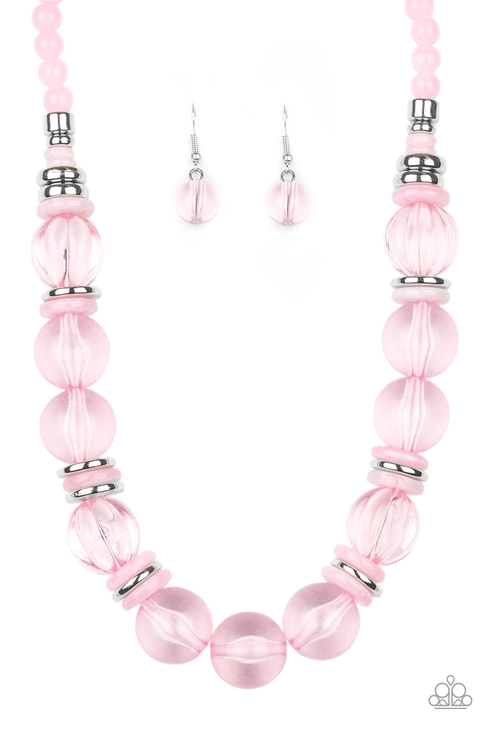 Bubbly Beauty - Pink - Paparazzi Necklace