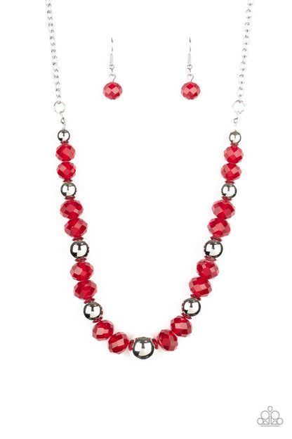 Jewel Jam - Red Paparazzi Necklace