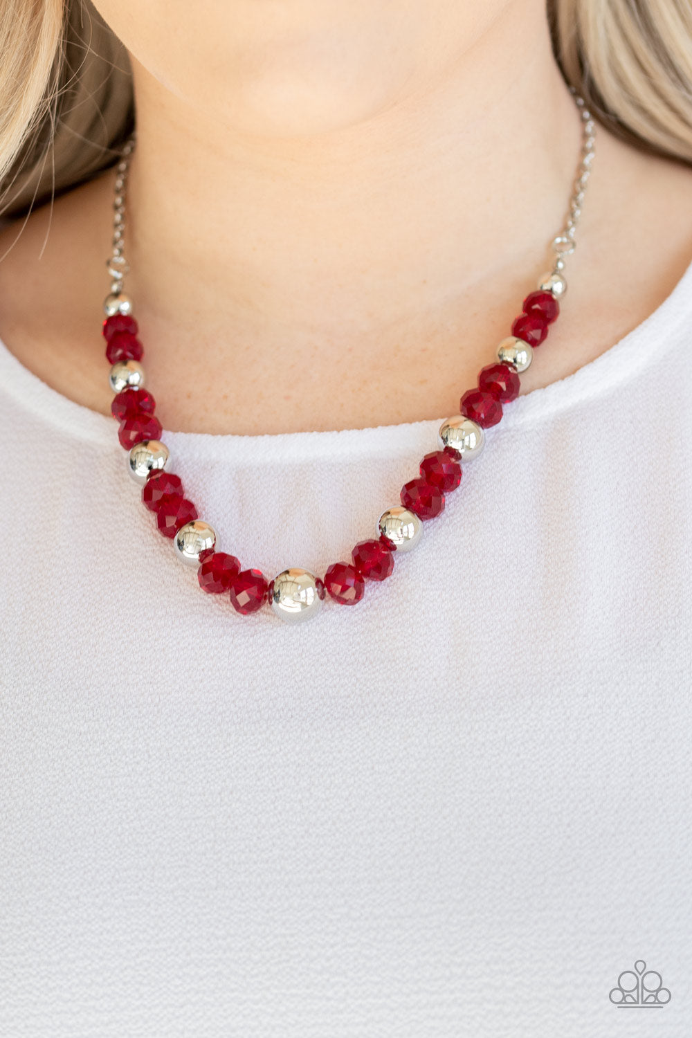 Jewel Jam - Red Paparazzi Necklace