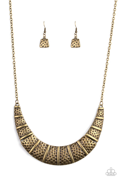 Metallic Mechanics - Brass Necklace