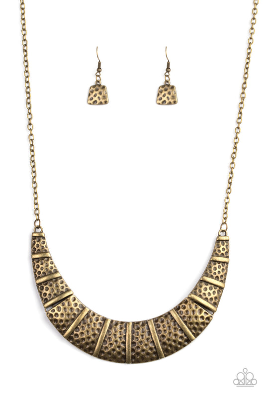 Metallic Mechanics - Brass Necklace