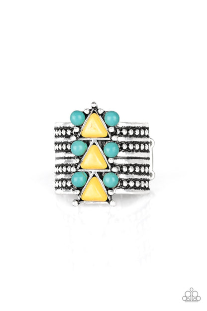 Point Me To Phoenix - Yellow - Paparazzi Ring