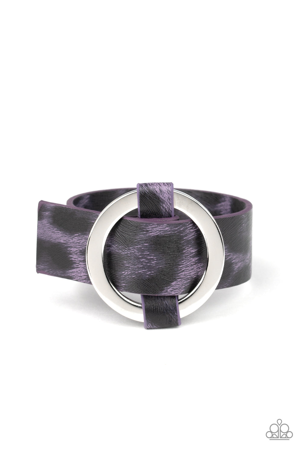 Jungle Cat Couture - Purple Buckle Bracelet