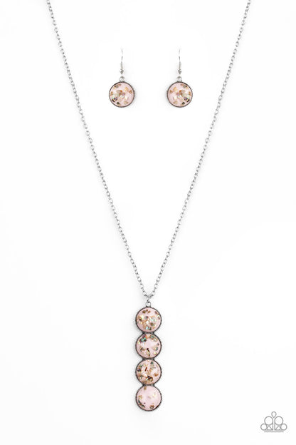 Confetti and Cocktails - Pink - and Straight To The Pop! Pink and Paparazzi Necklace and Ring Set