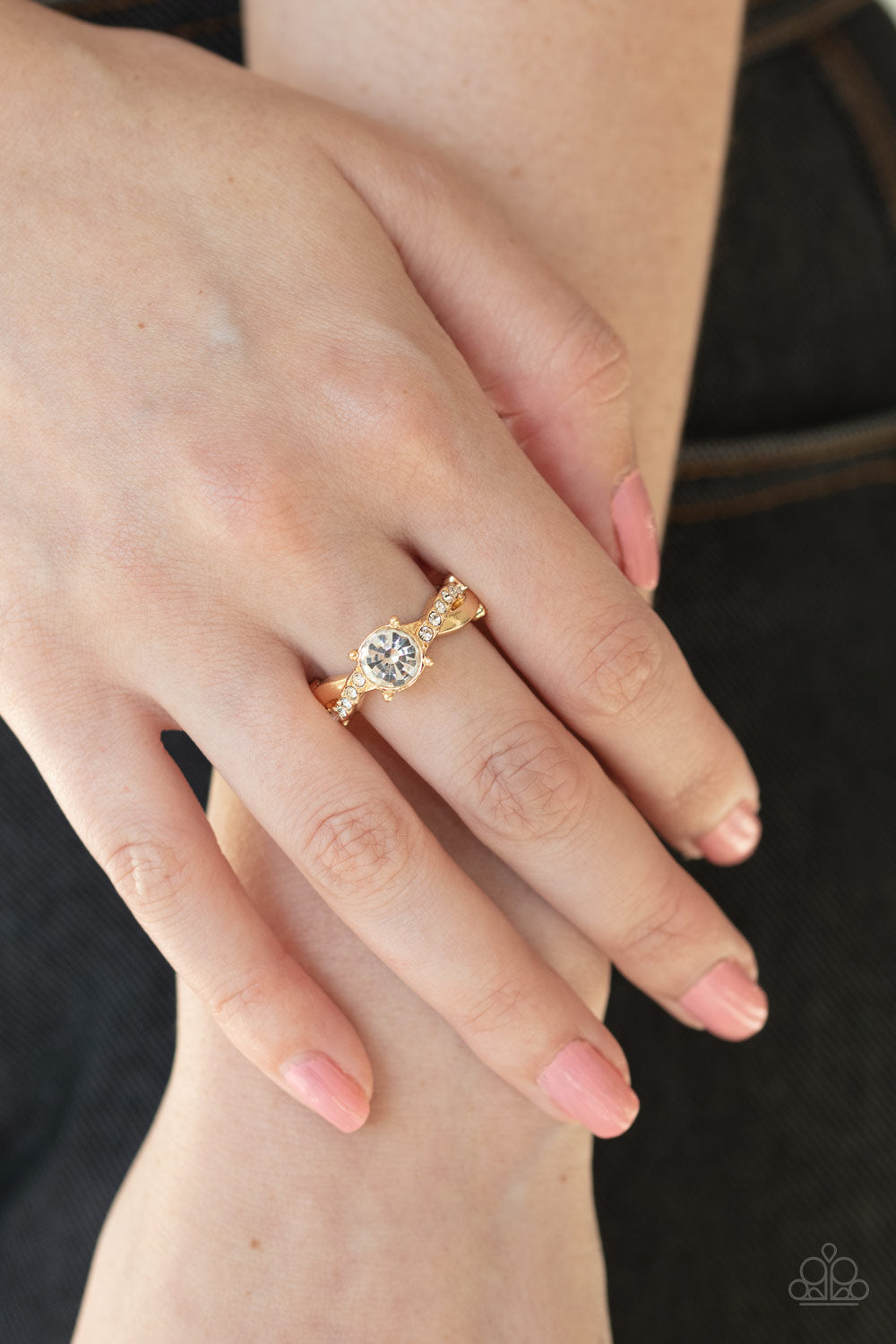 Prim and Proper - Gold - Paparazzi Ring